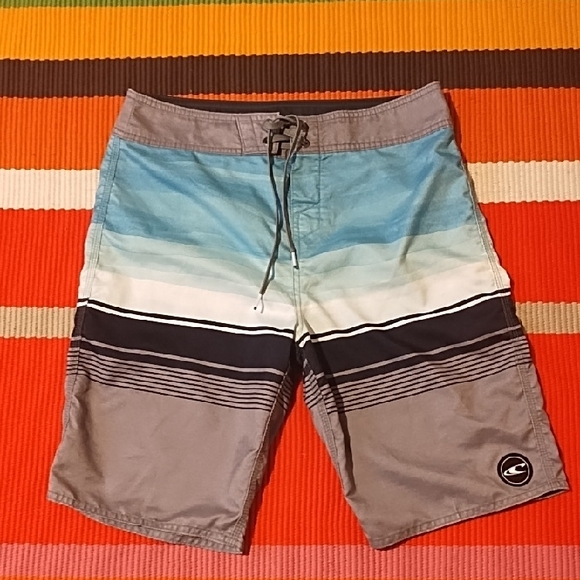 O'Neill Other - O'Neill Blue and Gray Board Shorts VGC Size 30".